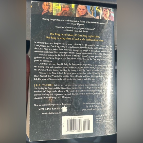 The Lord of the Rings Trilogy Book - Picture 2 of 2